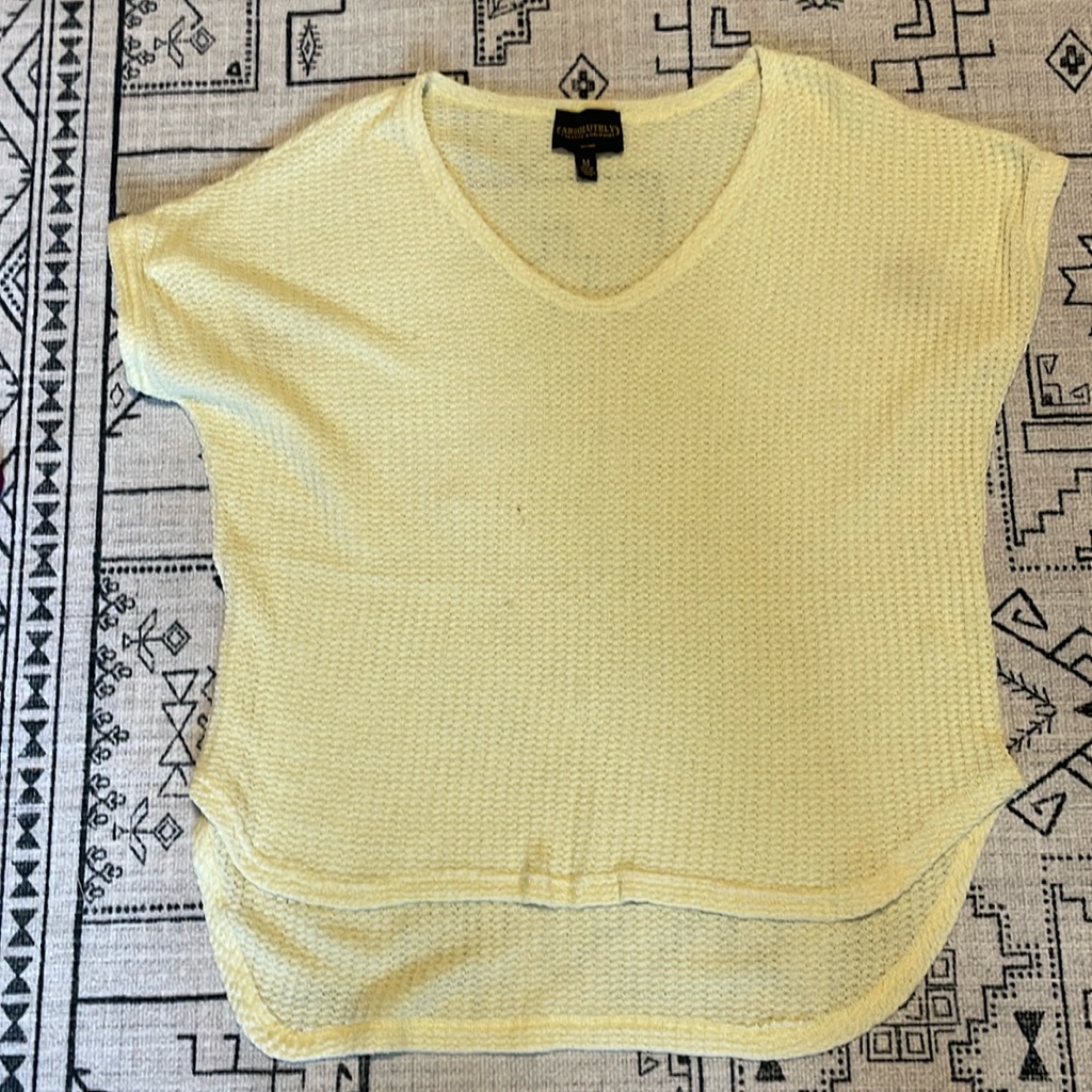 Waffle Pattern Sweater